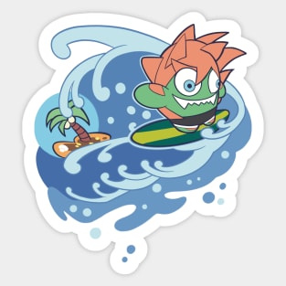 Street Fighter 6 Fighter Pass Blanka Summer Sticker